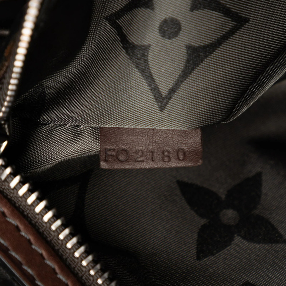 LOUIS VUITTON Authentic Brown Leather Shoulder Bag - Picture 7 of 7